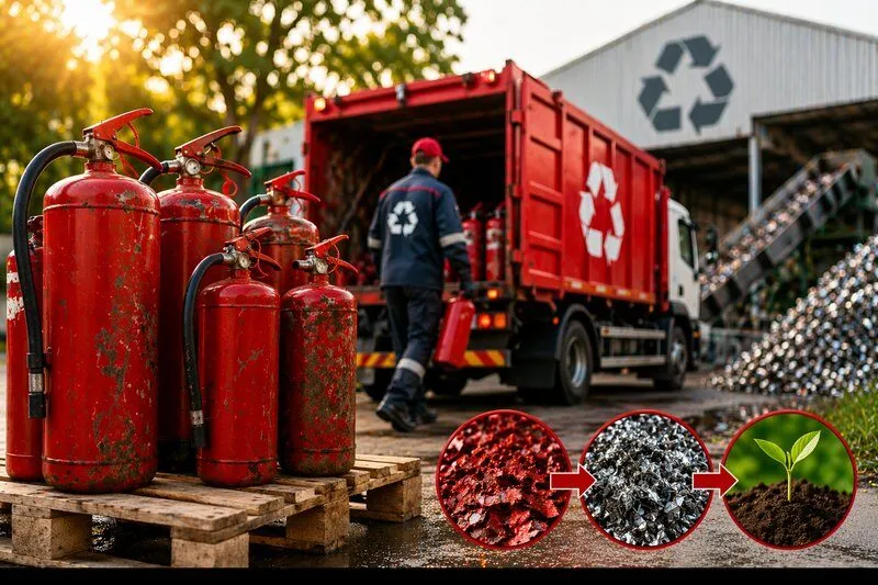 foto cassoni e camion per estintori