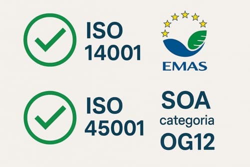 foto certificazione per aziende di noleggio scarrabili