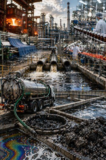 foto rappresentativa di fanghi industriali