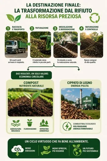 gestione rifiuti verdi in discarica
